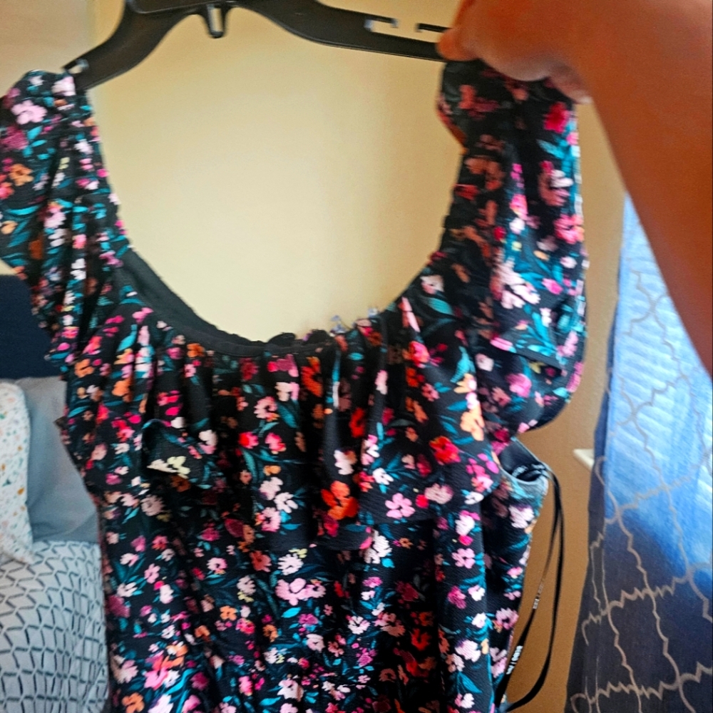 Floral Ruffle Dress